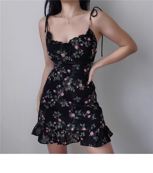 women's floral party dress