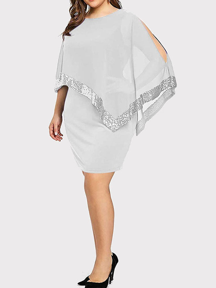 Women's nan Mini Dresses Blue 2XL