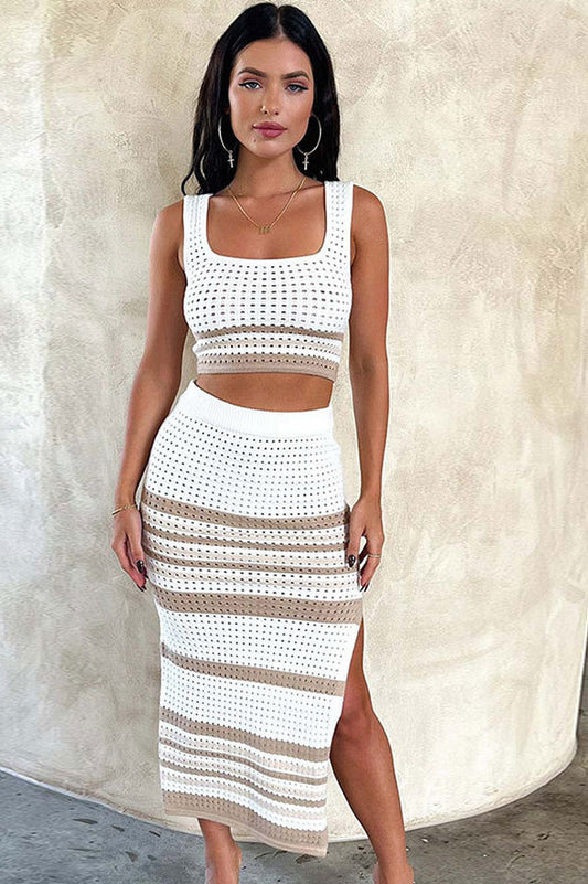 In The Groove Midi Skirt Set | Dress In Beauty
