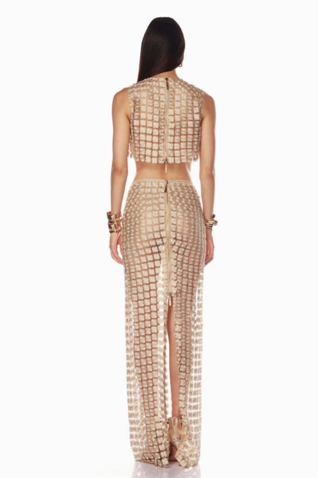 Saia Champagne Crochet Set | Dress In Beauty