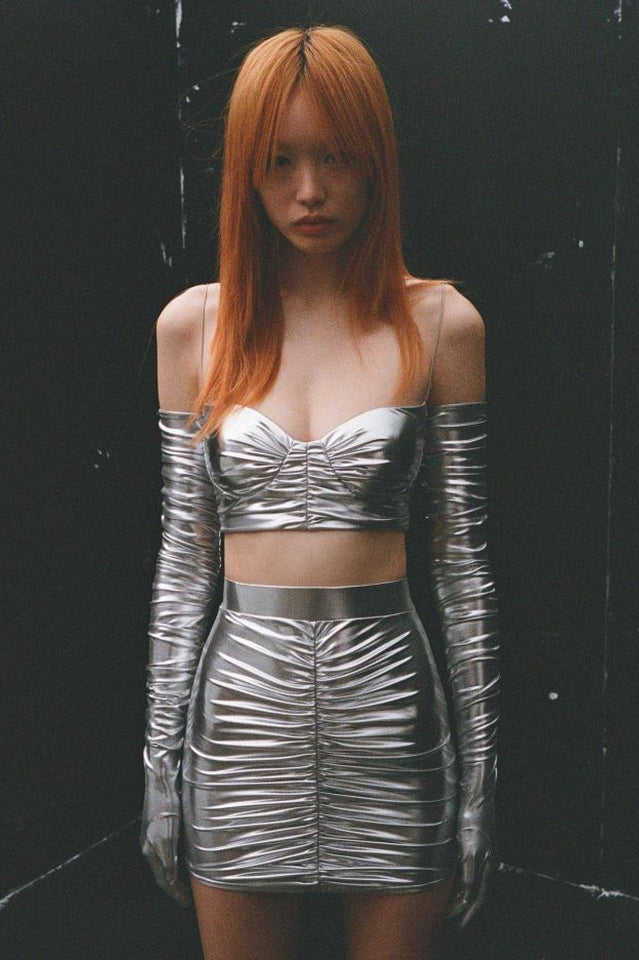 Bauer Ruched Bralette + Riley Skirt Set | Dress In Beauty