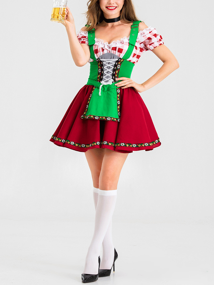 Women's nan Mini Dresses Red L