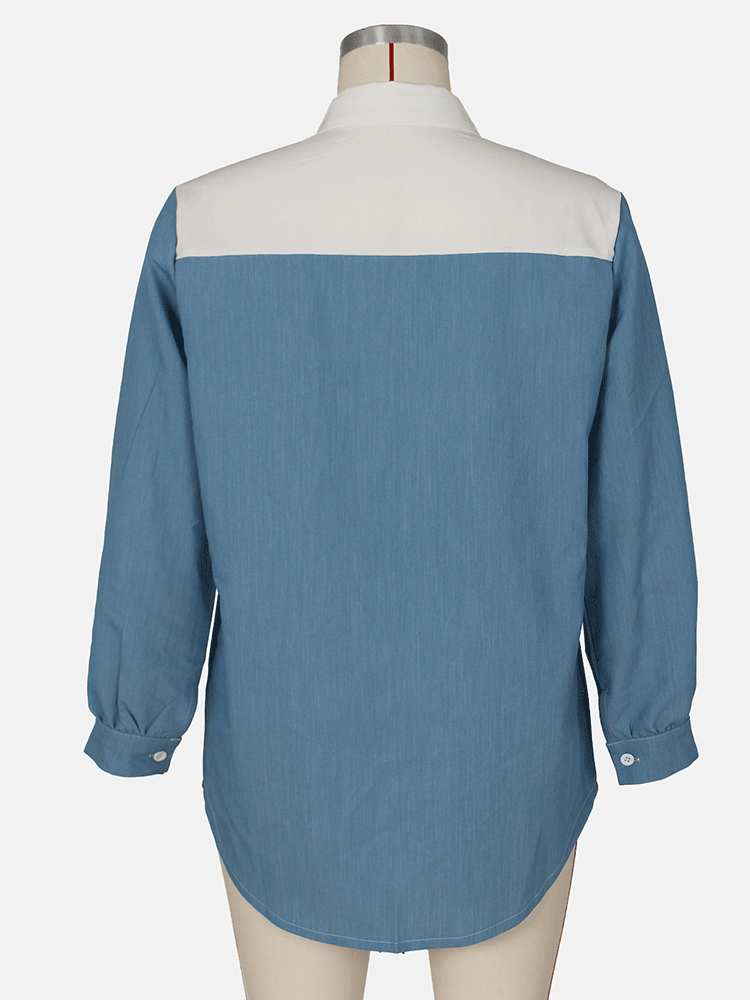 Women's nan Mini Dresses Blue White 2XL