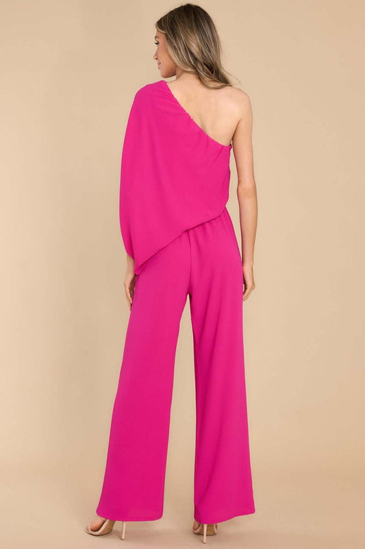 Dreaming Of New One Shoulder Jumpsuit | Dress In Beauty
