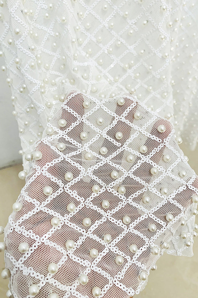 Ossie Pearl Embellished Cutout Blazer Set | Dress In Beauty