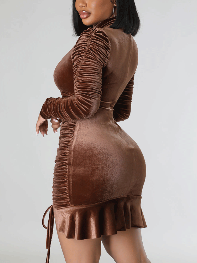 Women's nan Mini Dresses Pink 3XL