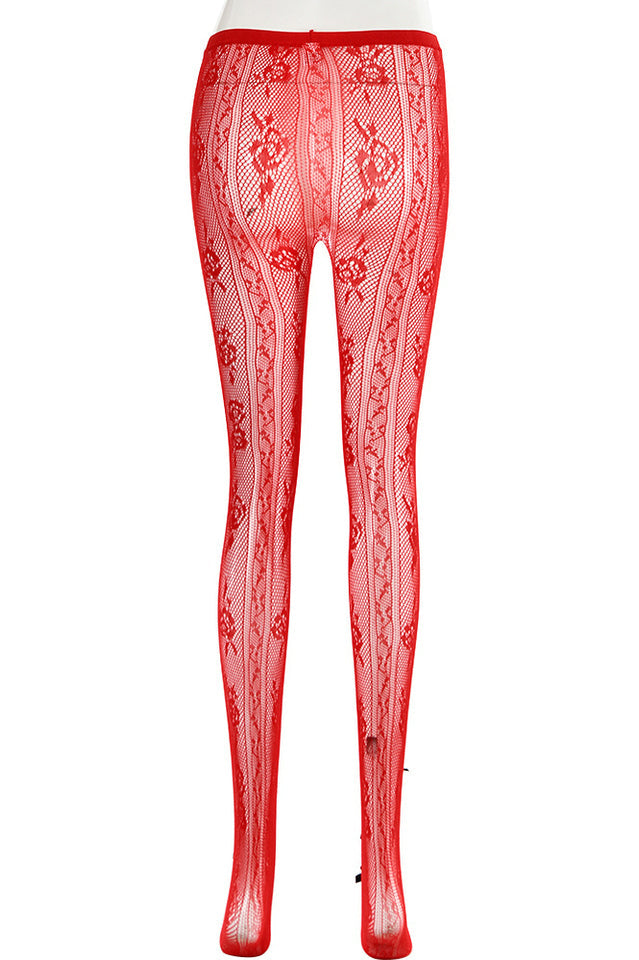 Next Level Sweetheart Lace Tights | Dress In Beauty