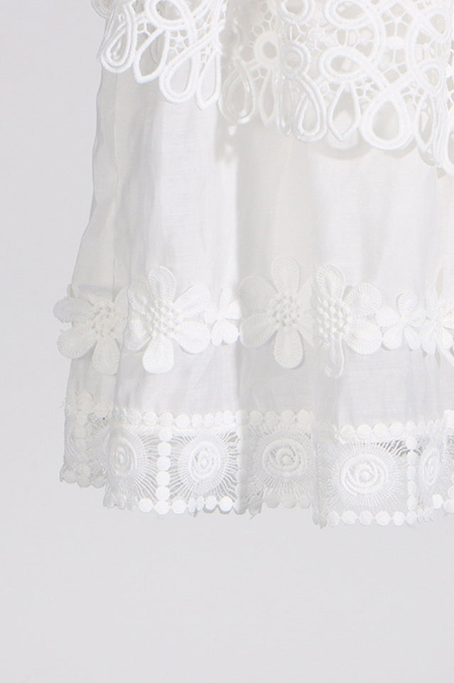 Raina White One-Shoulder Embroidered Set | Dress In Beauty