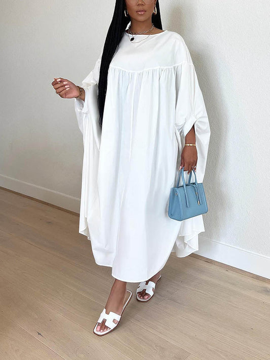 Casual Batwing Sleeve Loose Dress women's dress by vivmom