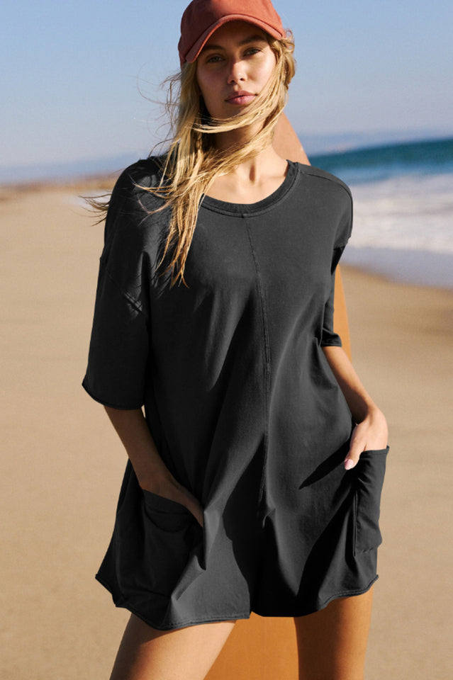 Koton Boat Neck Playsuit | Dress In Beauty