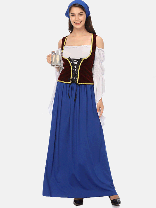 Women's Halloween Costume Maid Dress Dress