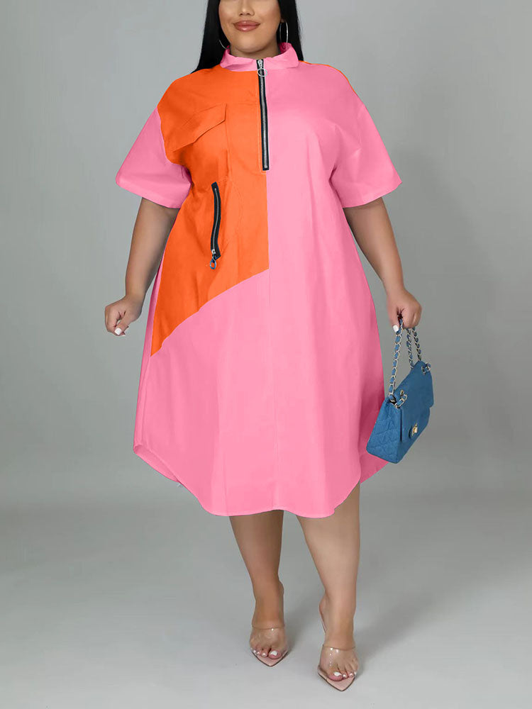 Women's nan Mini Dresses Black 5XL