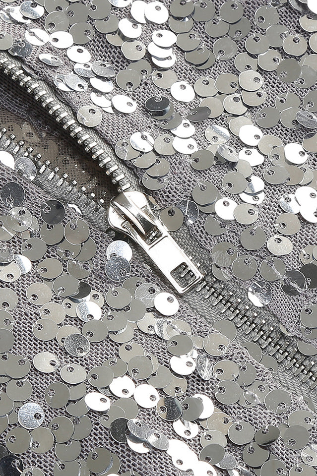 Crystal Sequin Two Piece Maxi Dress | Dress In Beauty