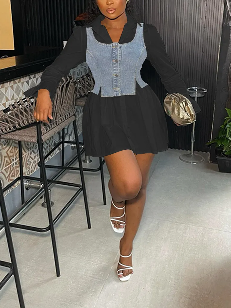 Women's nan Mini Dresses White L