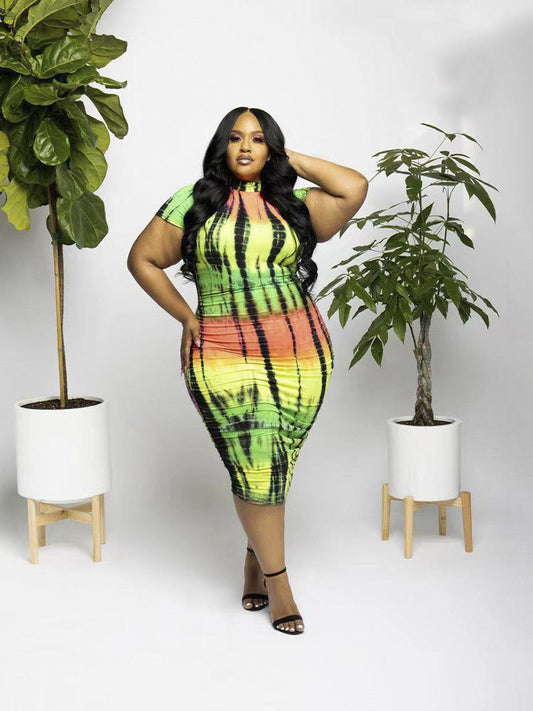 Women's Gradient Striped Maxi Dress Dress