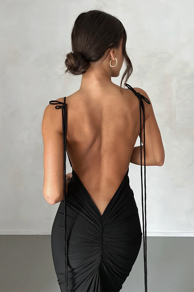 Veronica Backless Maxi Dress | Dress In Beauty