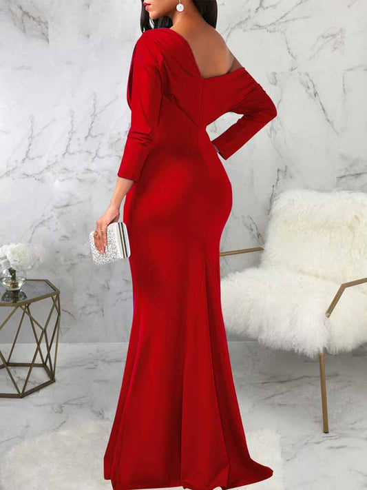 Women's One Shoulder Elegant Party Dresses