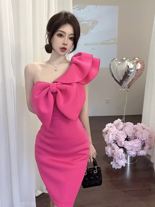 Women's One Shoulder Bodycon Dress Bodycon Dresses