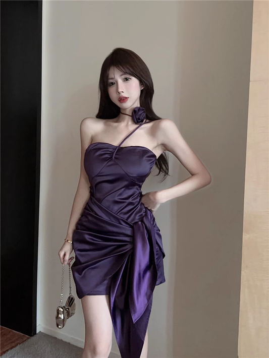 Women's Purple Party Dress