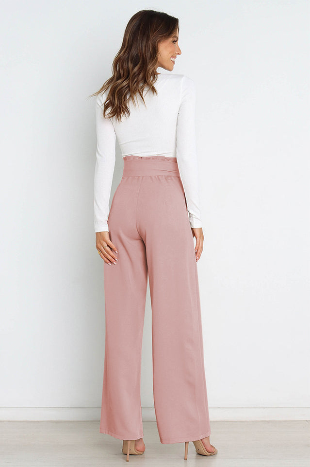 All-Matching Belted Wide-Leg Trouser | Dress In Beauty