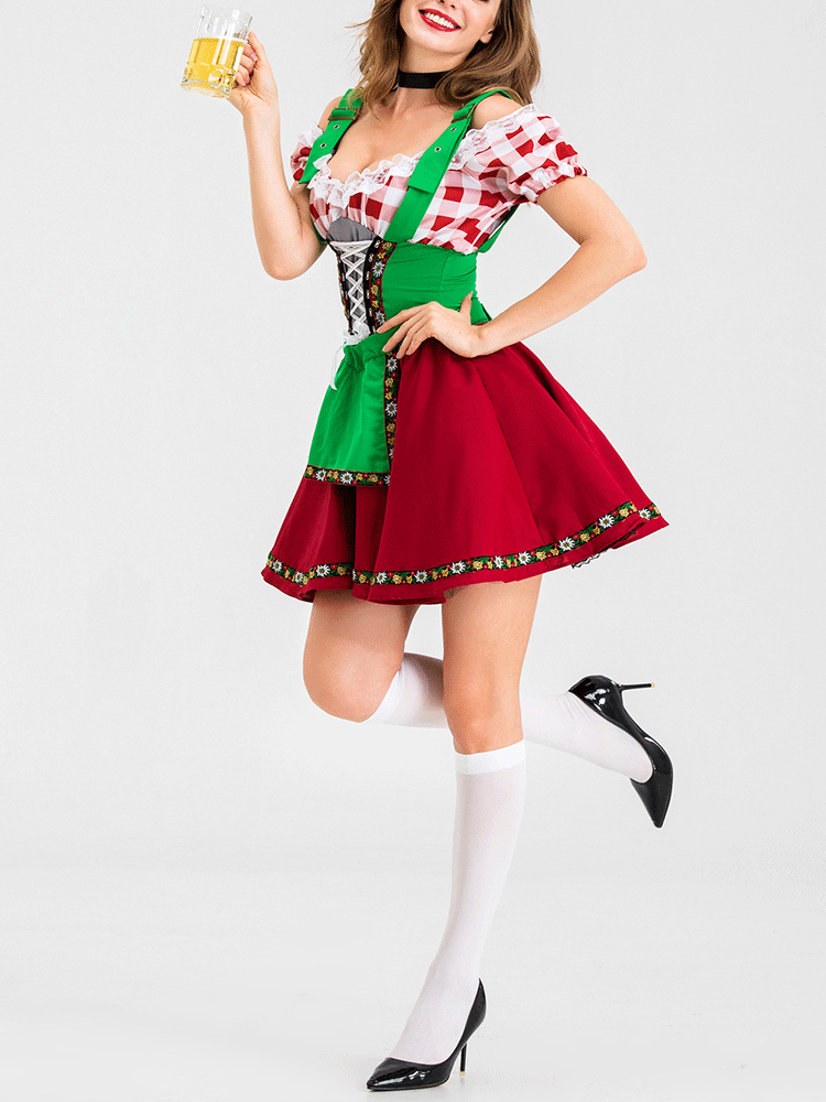 Women's nan Mini Dresses Red XL