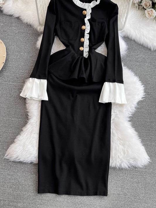 Women's Flared long Bodycon Dresses