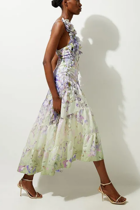 Floral Applique Maxi Dress | Dress In Beauty