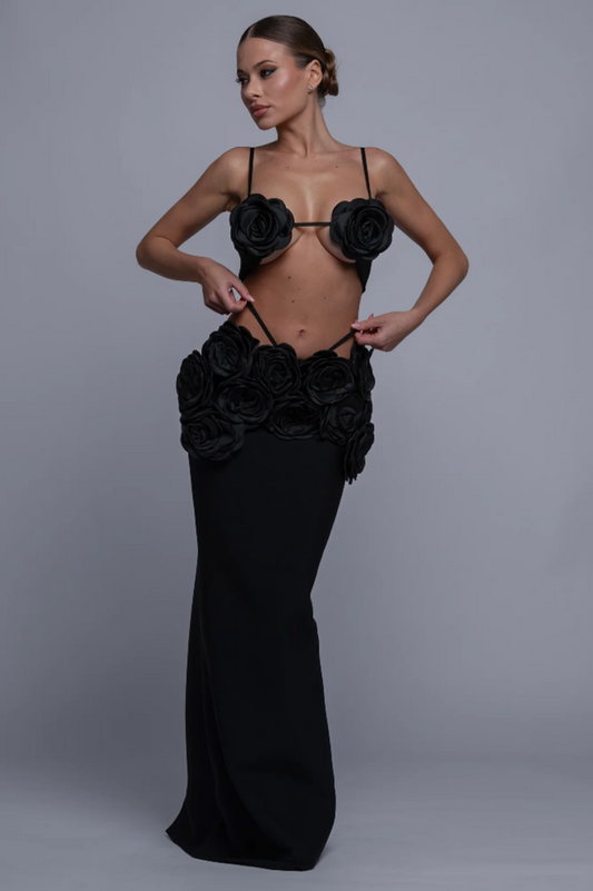 Irma Flower Bandage Skirt Set | Dress In Beauty