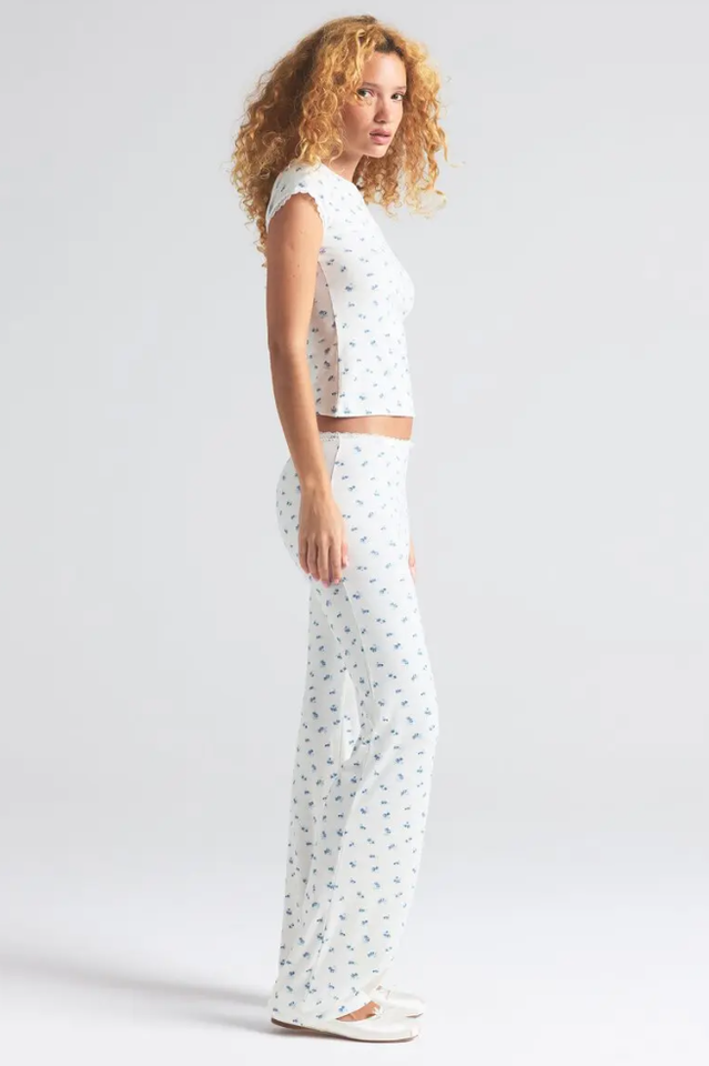 Soft Lounge Lace Pants Set | Dress In Beauty