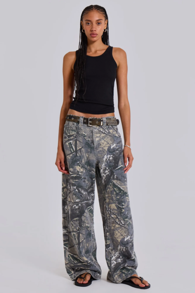 Forest Camo Colossus Jeans | Dress In Beauty