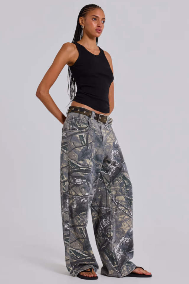 Forest Camo Colossus Jeans | Dress In Beauty