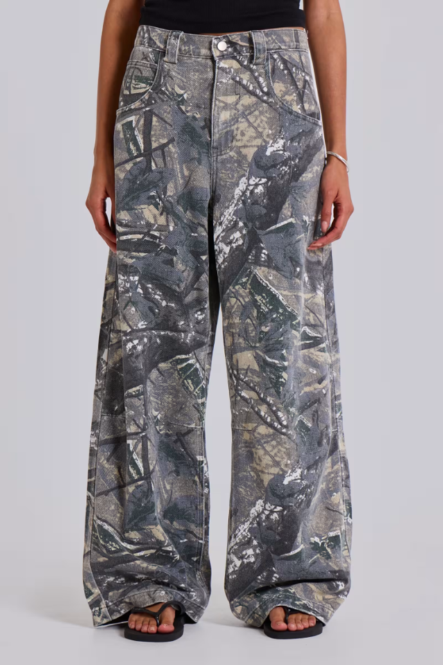 Forest Camo Colossus Jeans | Dress In Beauty