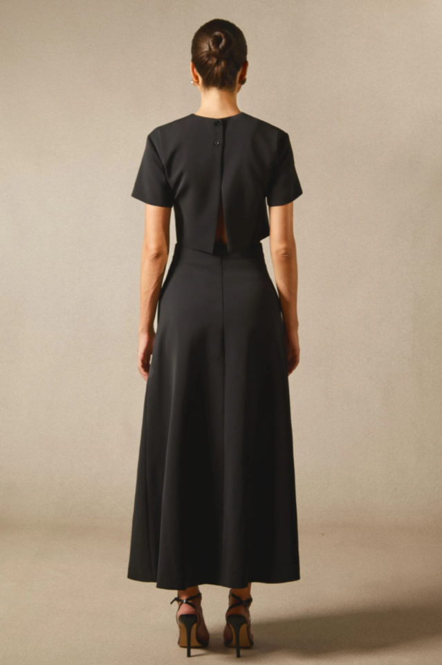 Angelica Floral Applique Skirt Set | Dress In Beauty