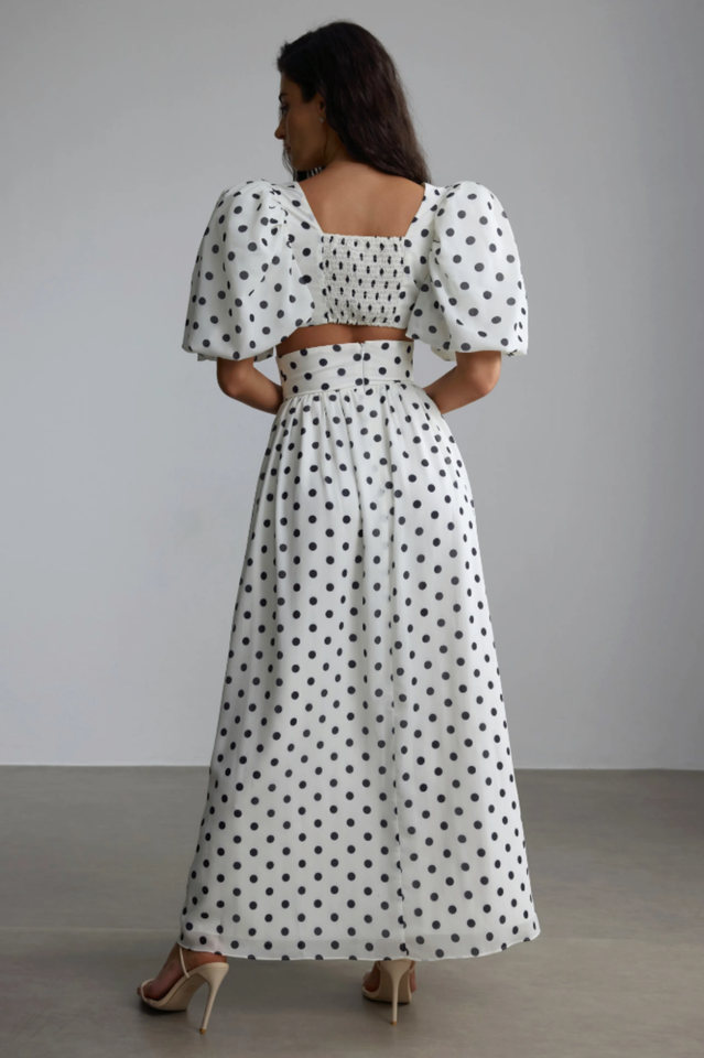 Ellie Polka Dot Skirt Set | Dress In Beauty