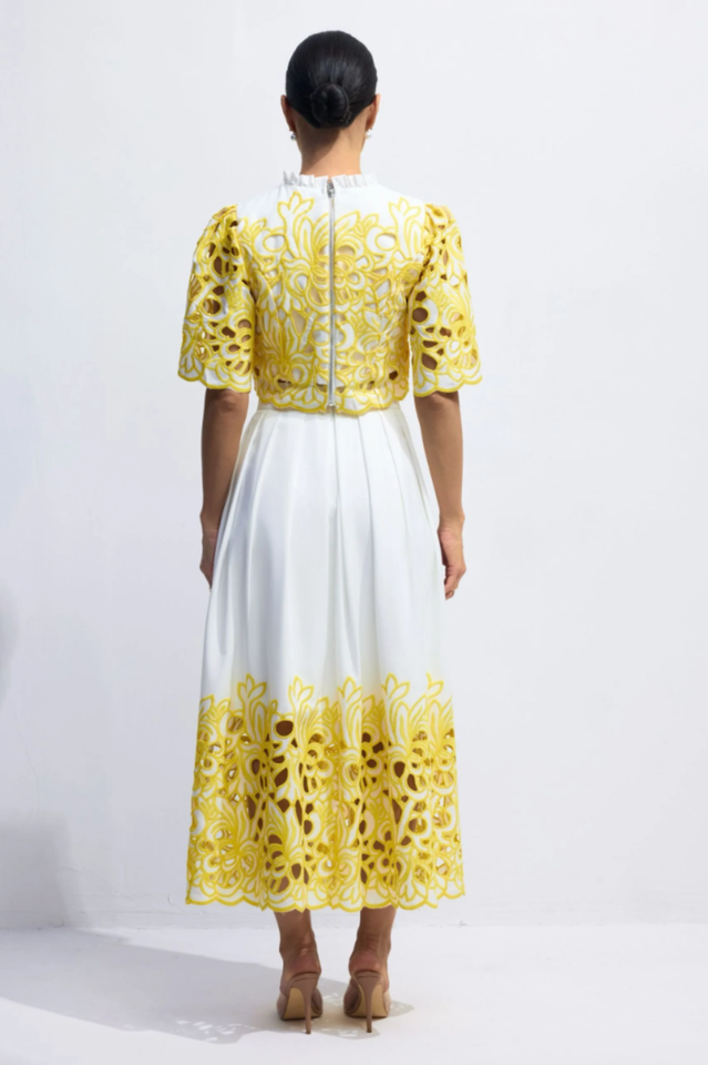 Kelly Floral Embroidered Set | Dress In Beauty