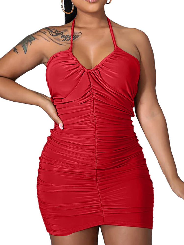 Women's nan Mini Dresses Black L