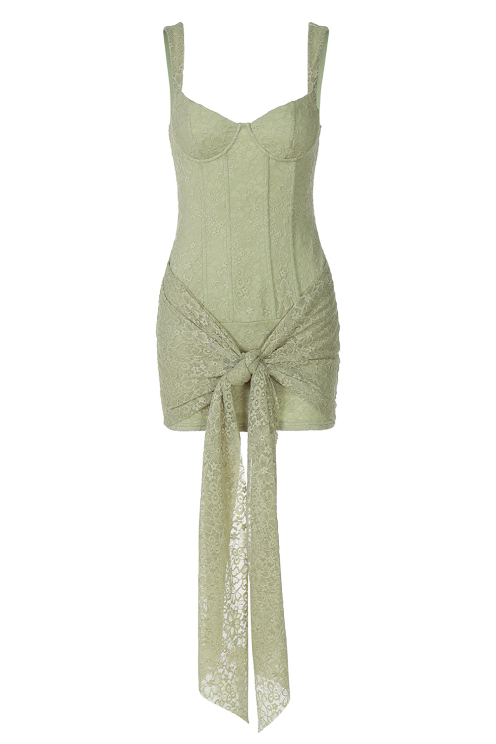 Women's nan Mini Dresses Green L