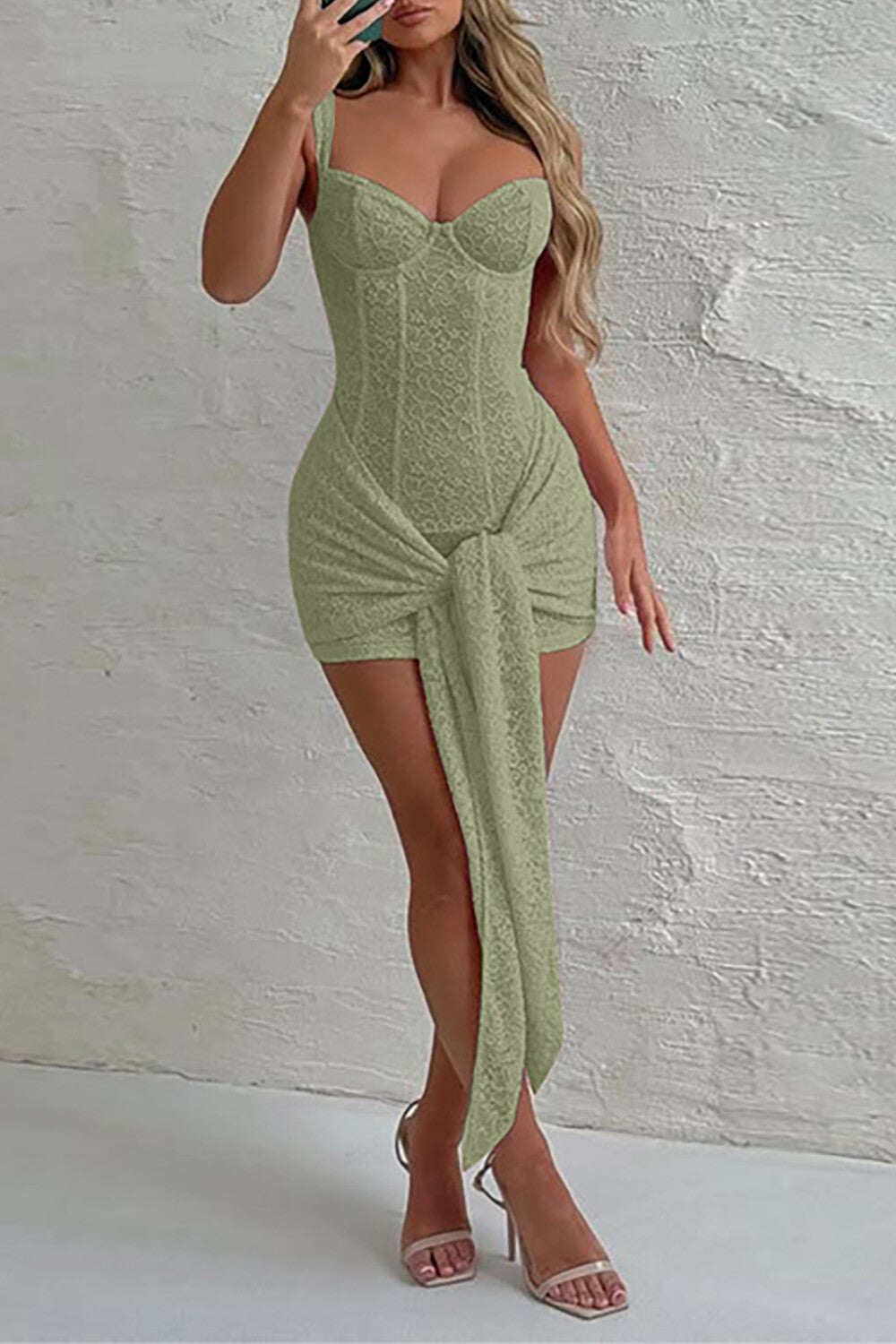 Women's nan Mini Dresses Green