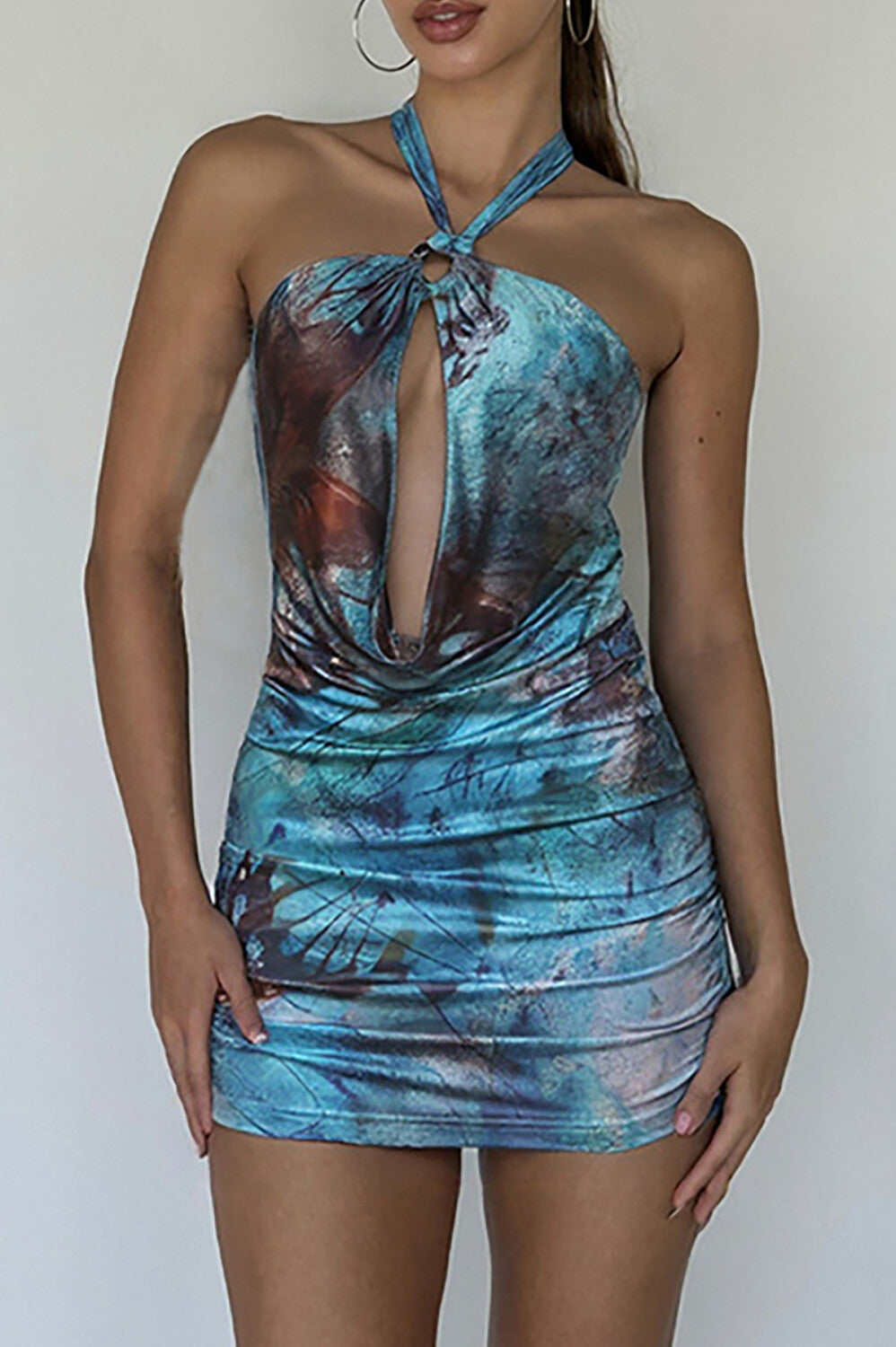 Women's nan Mini Dresses Red1