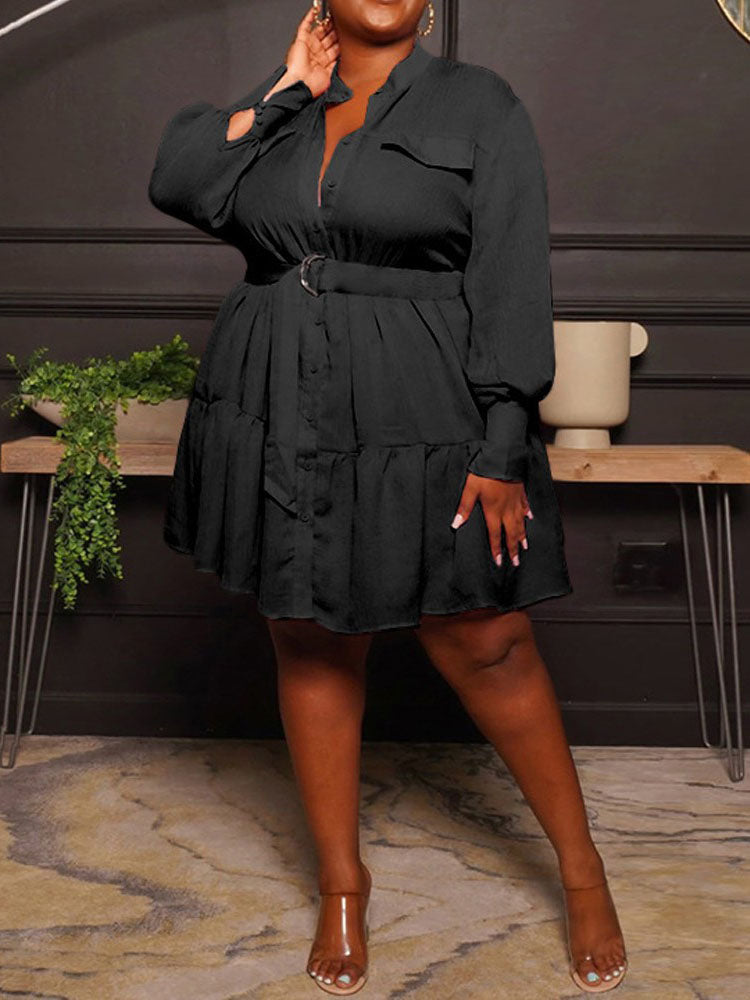 Women's nan Mini Dresses Yellow 4XL