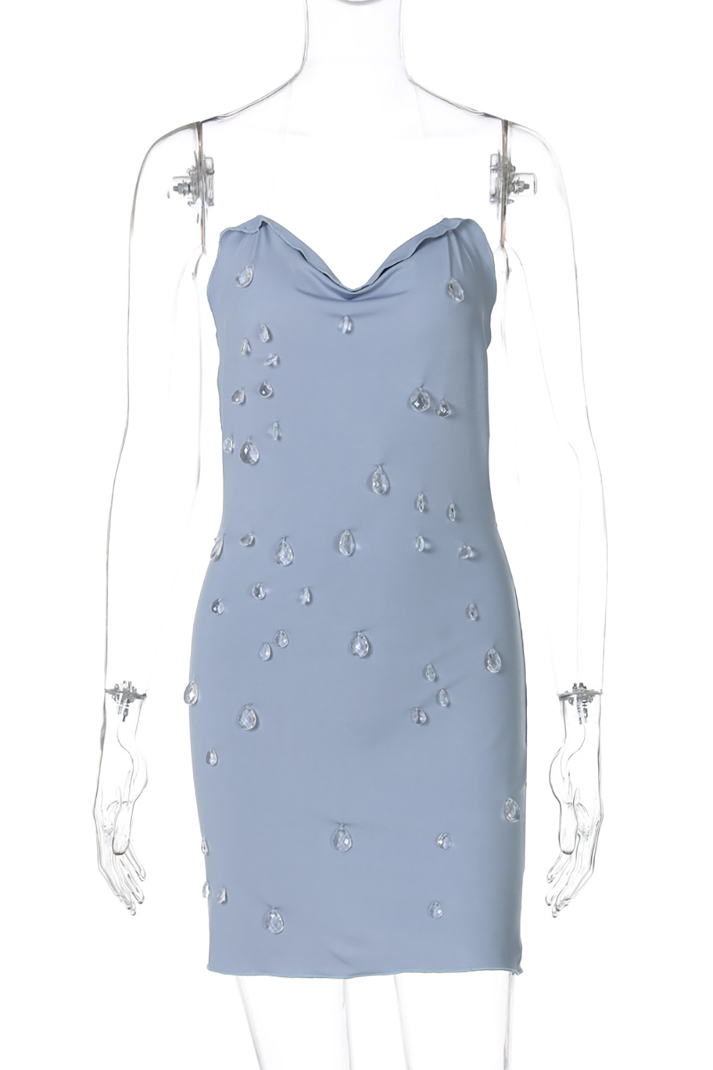 Women's nan Mini Dresses Burgundy L