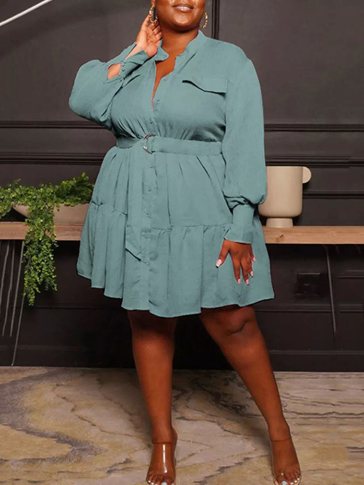 Women's nan Mini Dresses Orange 2XL