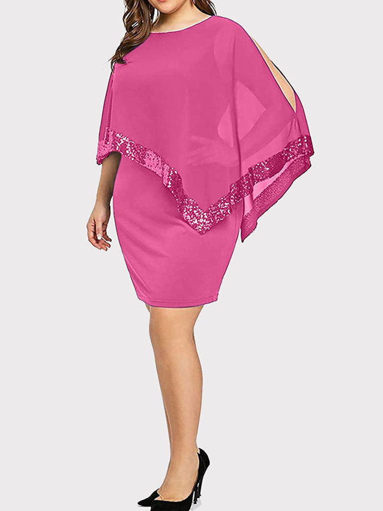 Women's nan Mini Dresses Black 2XL