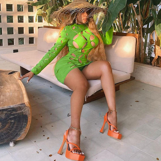 Women's nan Mini Dresses Green