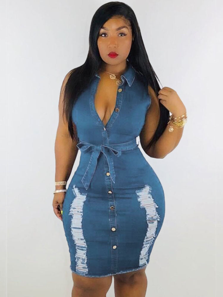 Women's nan Mini Dresses Navy Blue 5XL