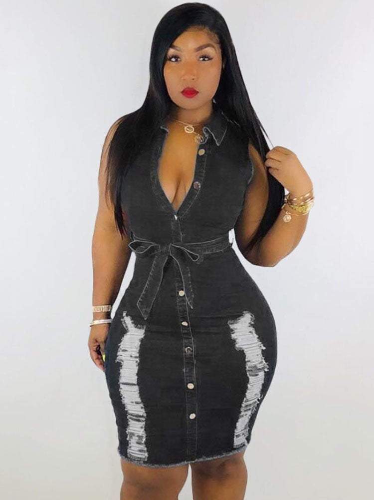 Women's nan Mini Dresses Light Blue 3XL